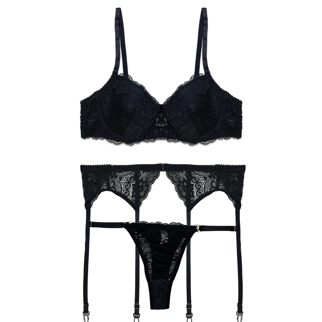 Bra Set - Noir Bond