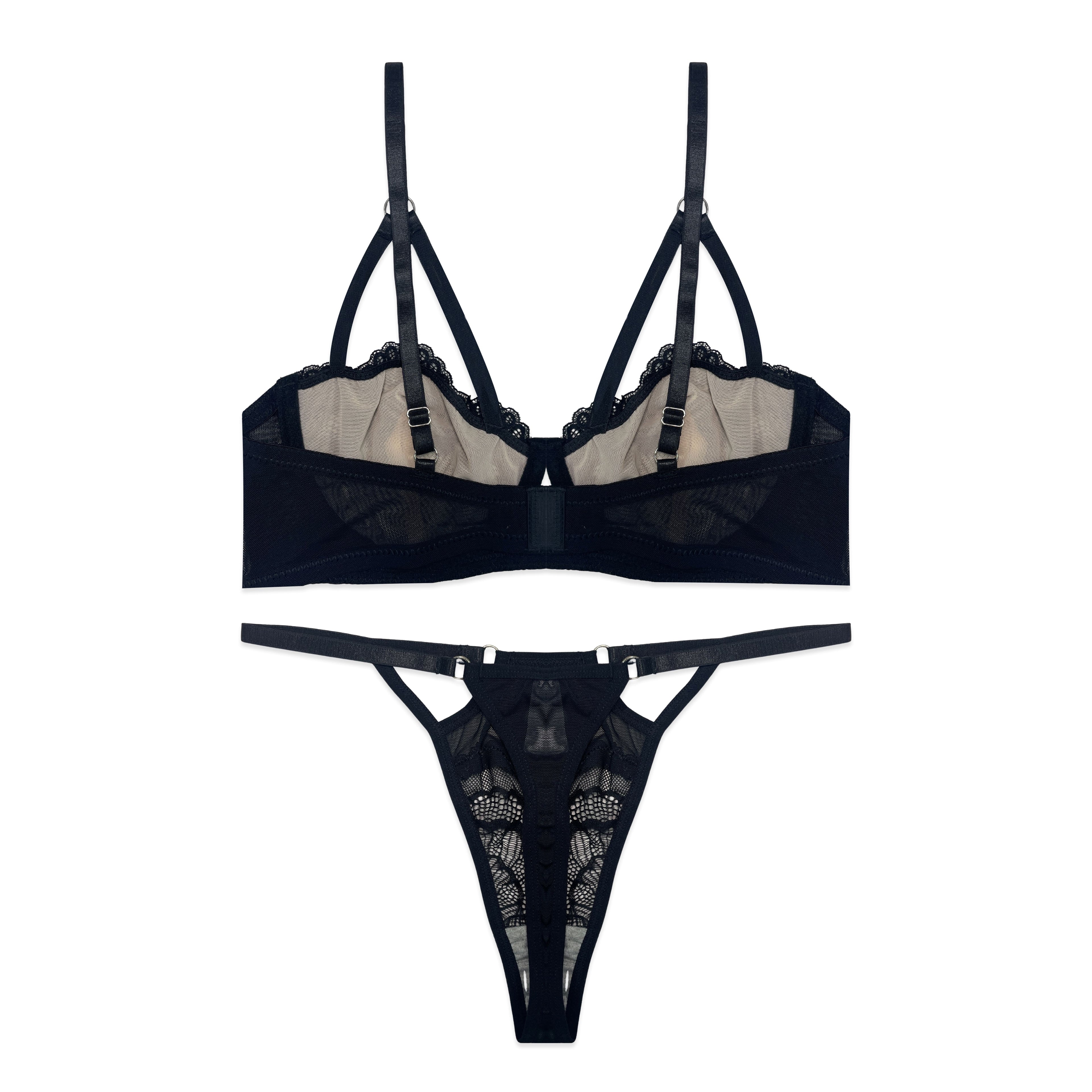 Bra Set - Noir Tempt