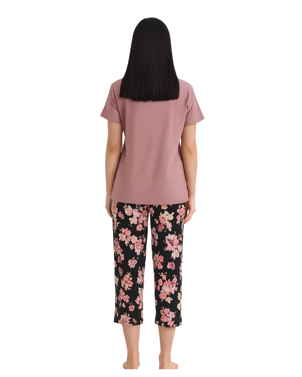 Cotton PJ Set - Berry Bloom