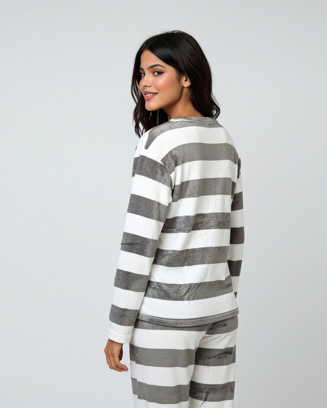Fleece Pajama Suit - Cozy Zebra