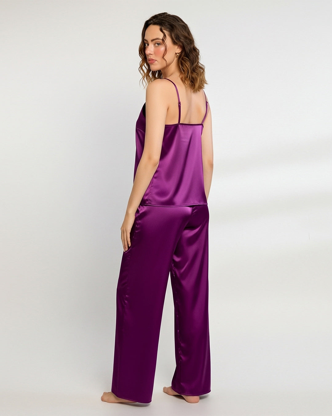 Silk Sleeveless Pj Suit - Dream Silk