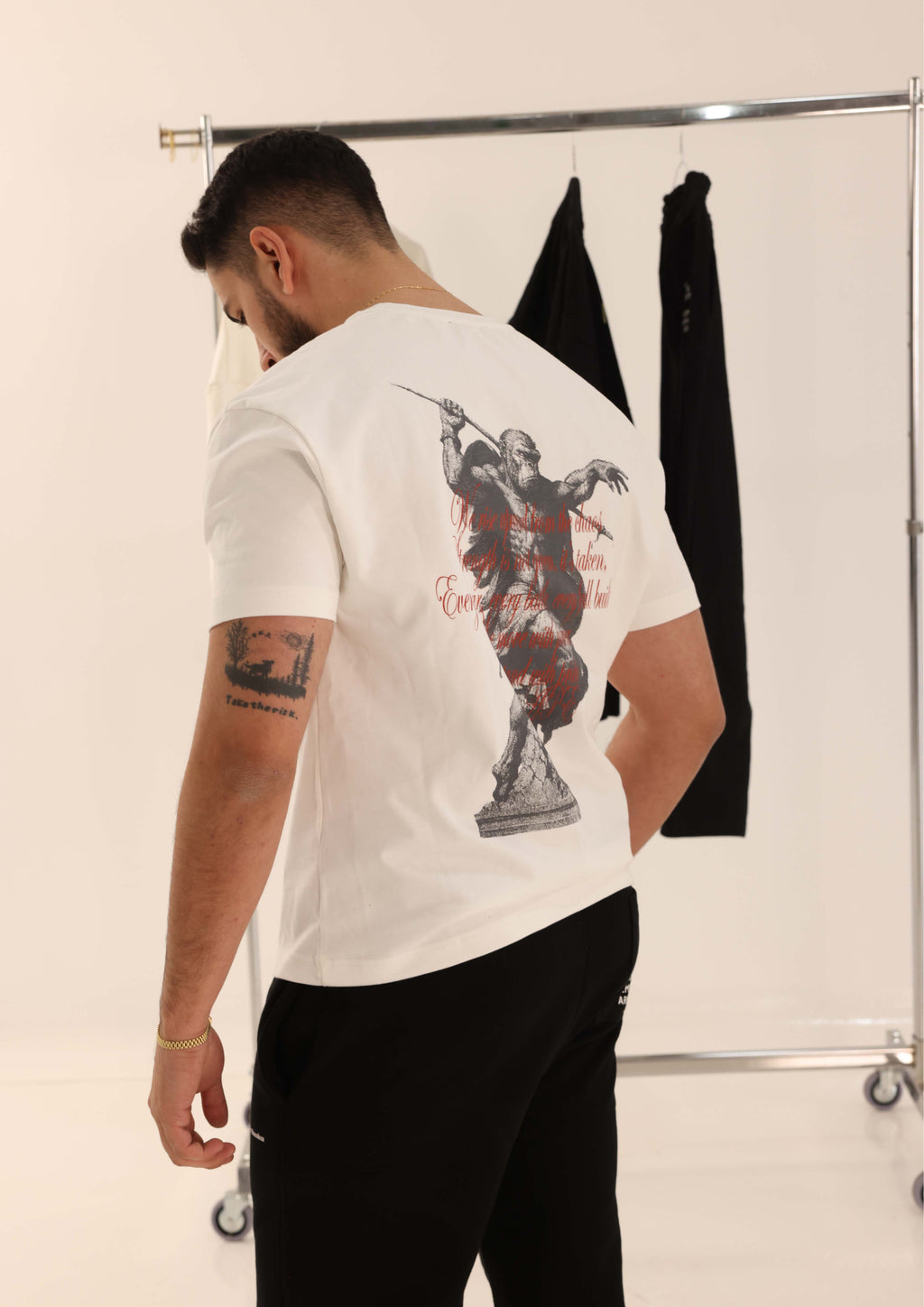 Black Hearts Linen Pajama Suit with Scrunchie