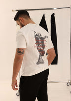 Black Hearts Linen Pajama Suit with Scrunchie