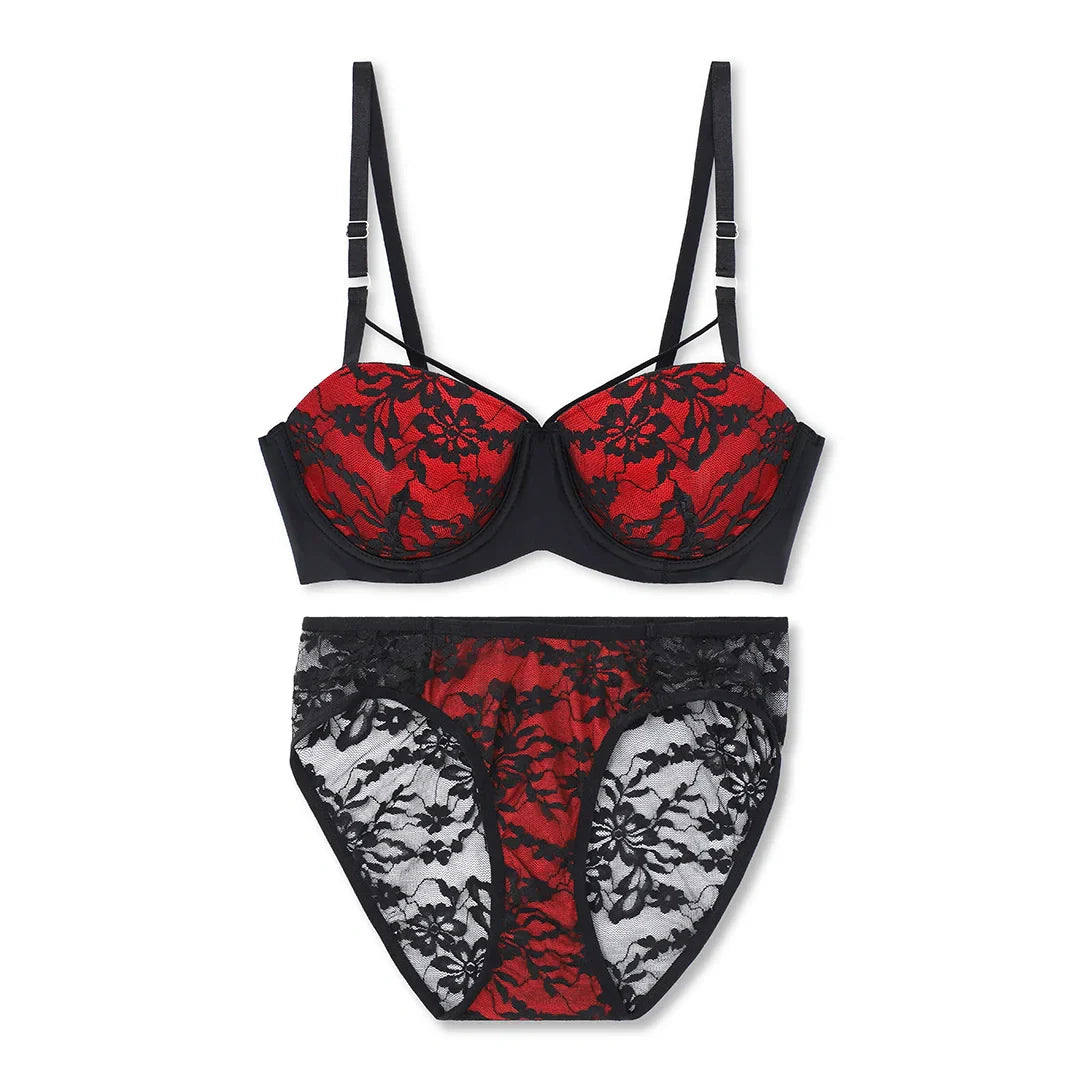 Bra Set -  Red Temptation