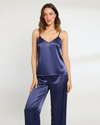 Silk Sleeveless Pj Suit - Dream Silk