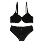 Bra Set -  Black Opal