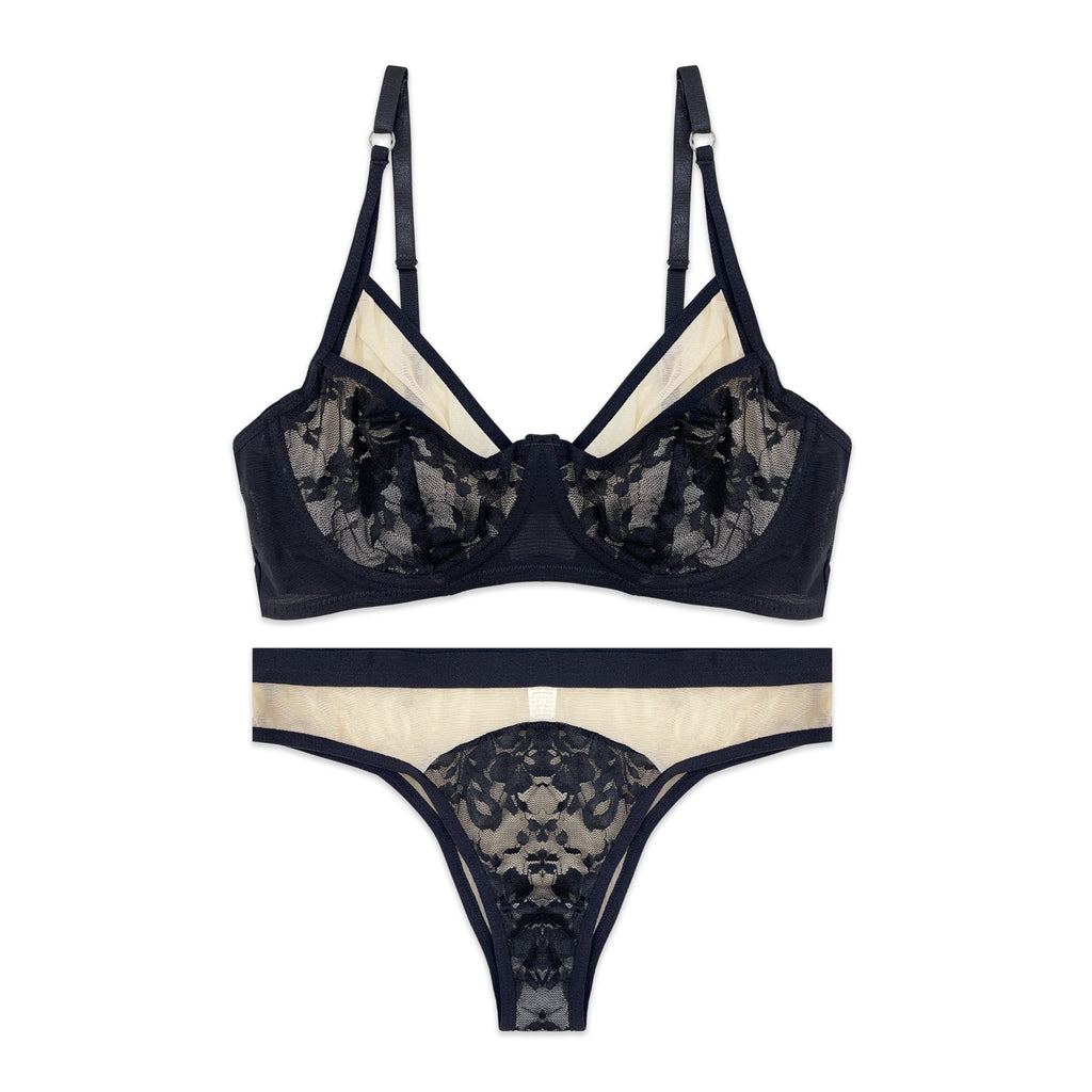 Bra Set - Obsidian Veil