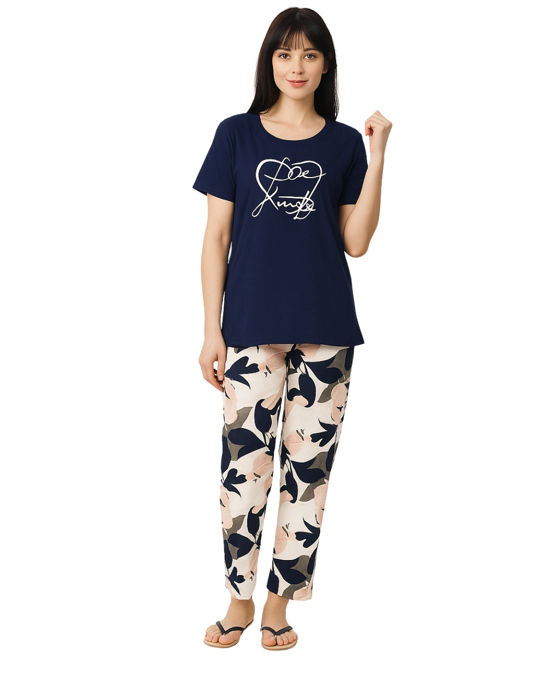 Cotton PJ Set - Blue Charm