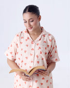 Summer Pajama Suit - Love Hearts