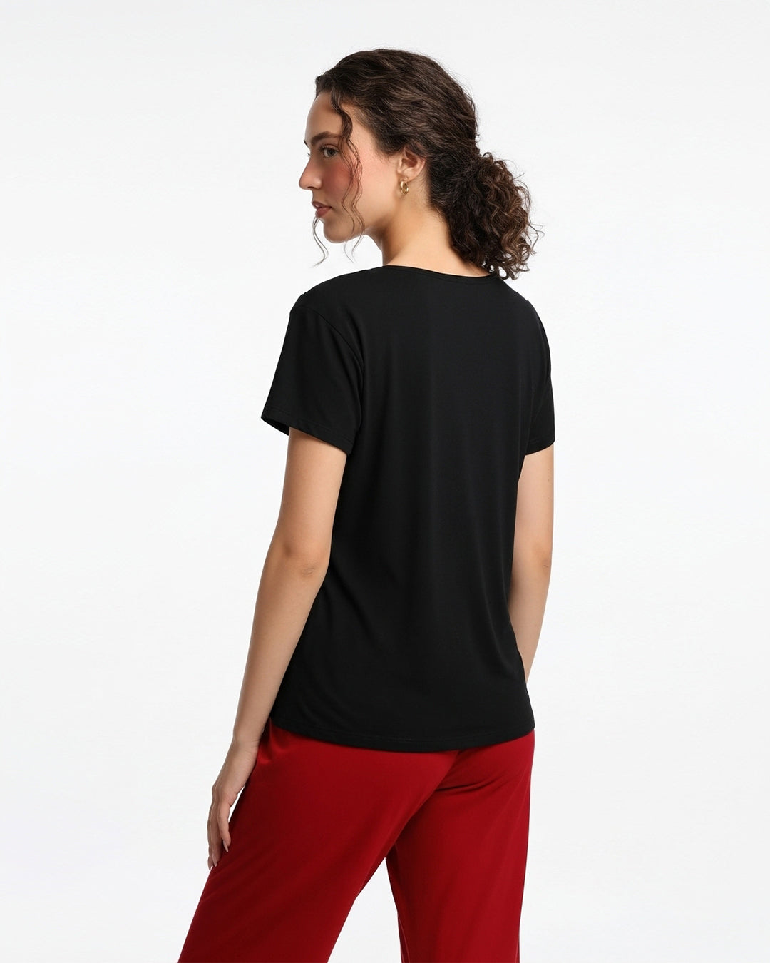 Cotton PJ Set - Red Chic