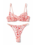 Bra Set - Blush Hearts - Pink