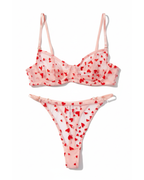 Bra Set - Blush Hearts - Pink