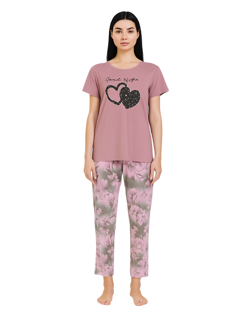 Cotton PJ Set - Blush Bond