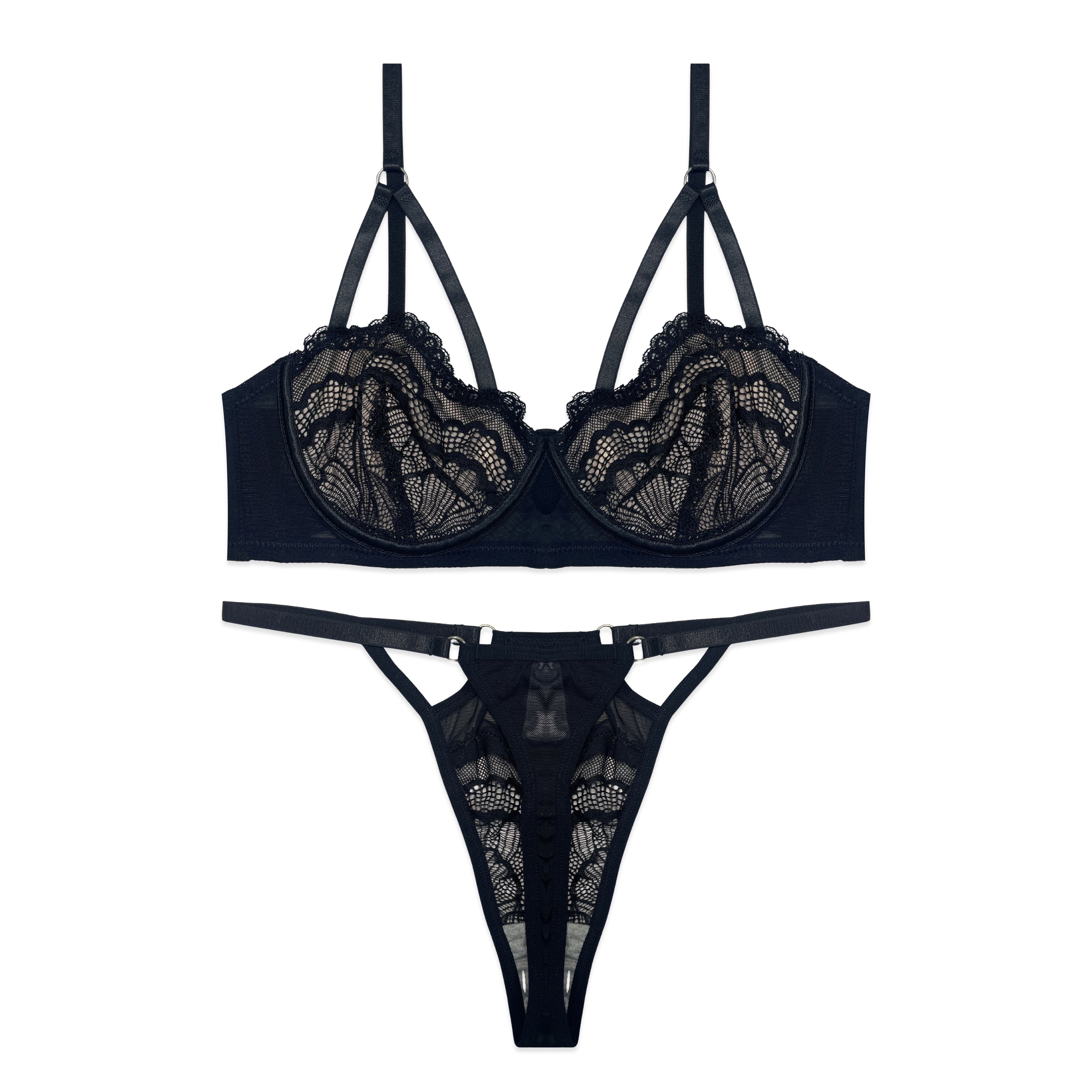 Bra Set - Noir Tempt