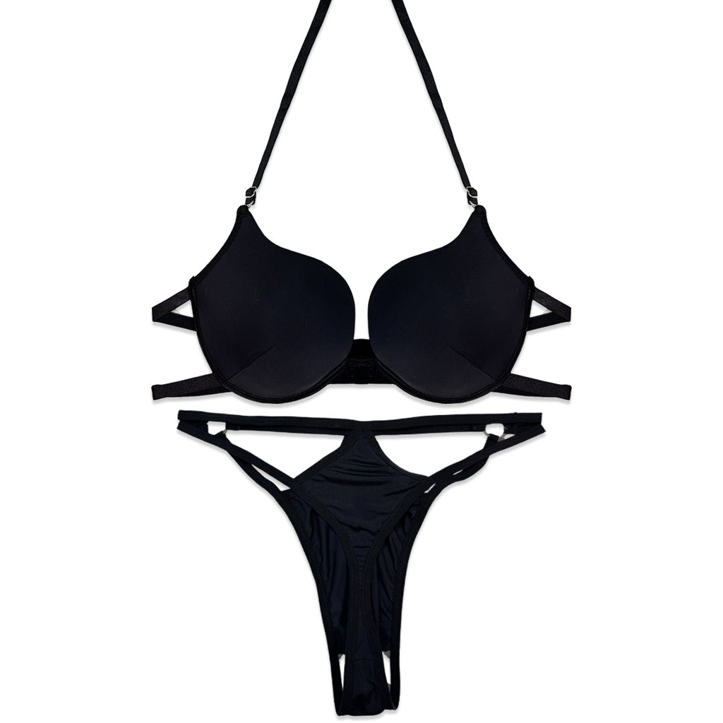 Bra Set -  Midnight Halter