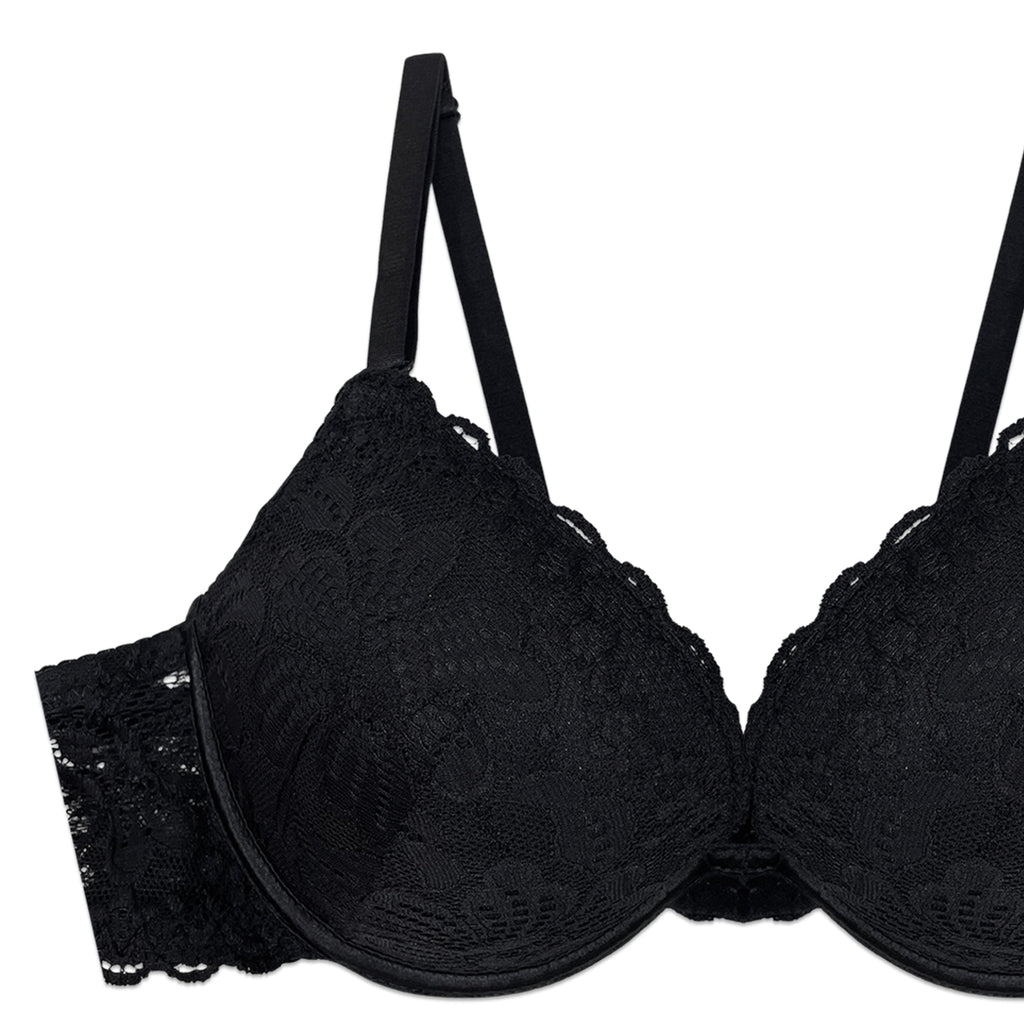 Bra Set -  Black Bloom