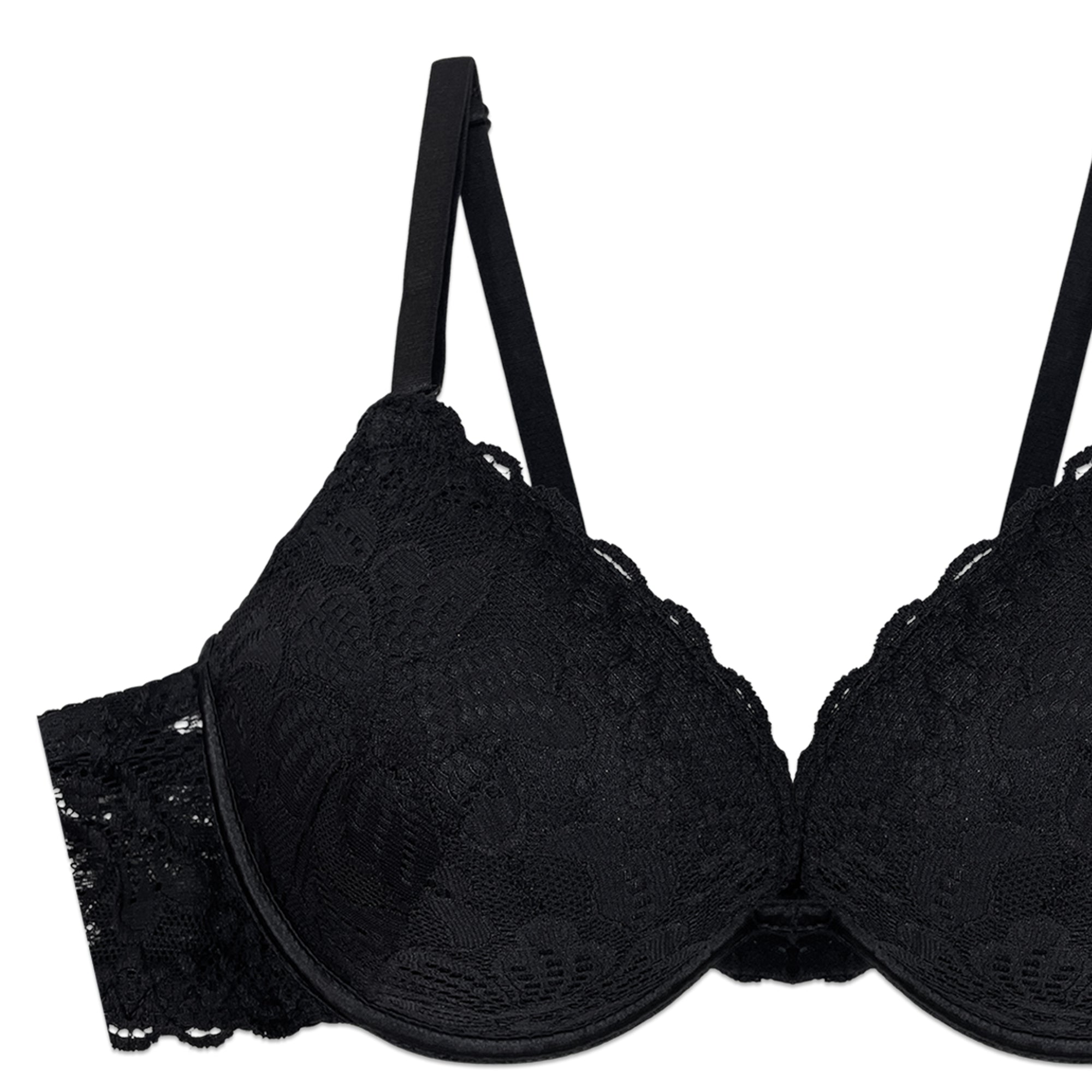 Bra Set -  Black Bloom
