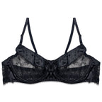 Bra Set - Noir Fleur