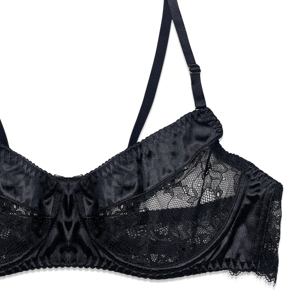 Bra Set - Noir Fleur
