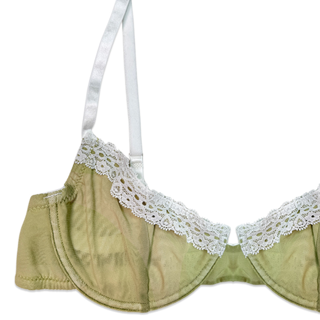 Bra Set - Olive Bloom
